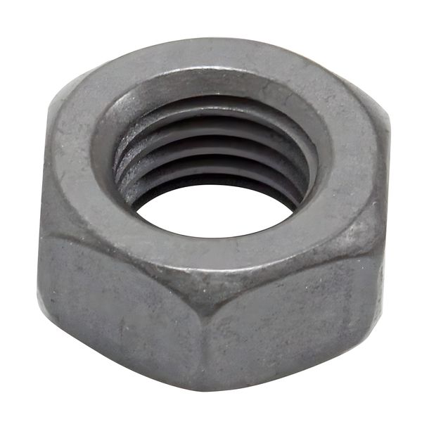Hexagon nut M8x1-6 (DIN 934) - left-hand thread, fine thread - black