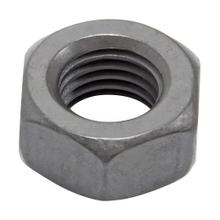 Hexagon nut M8x1-6 (DIN 934) - left-hand thread, fine thread - black