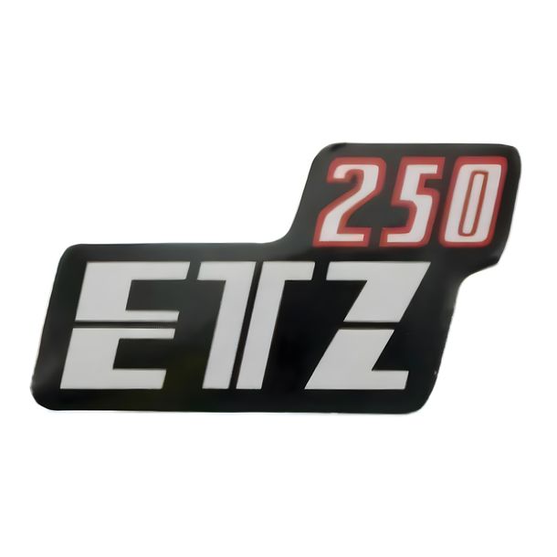 MZ zelfklevende folie zijkap, rood/zwart/wit ETZ250