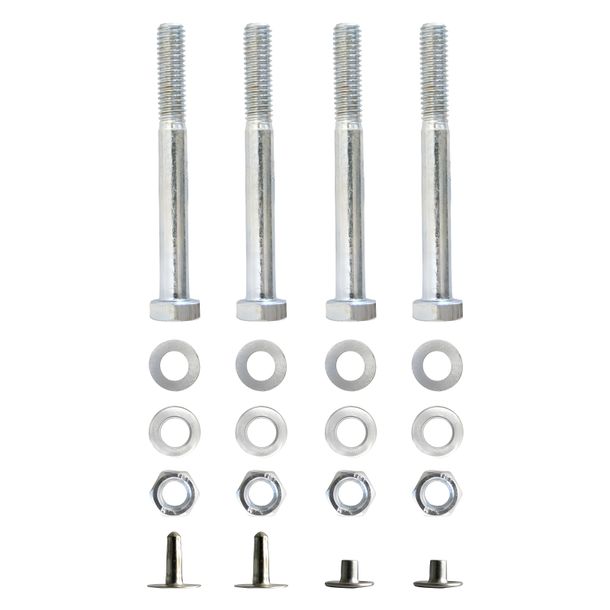 Simson standaardonderdelen - set S50, S51, S70 - voorspatbord - incl. klinknagels voor spatbescherming