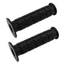 Simson Set de goma para manillar, patrón de gofre, goma de agarre rígido+goma de agarre giratorio, negro, S50, S51, S70, SR50, SR80