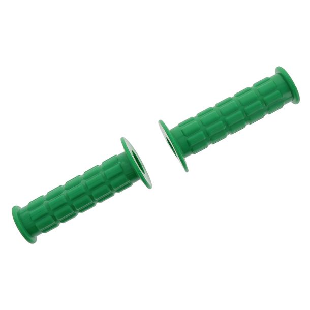 Simson SET madlo řídítek - vaflový vzor - pevné madlo + otočné madlo - zelené - S50, S51, S70, SR50, SR80