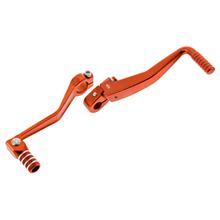 SET levier de démarreur+levier de vitesses au pied rabattable - couleur : orange - pour enduro, sport, tuning
