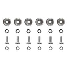 Set di montaggio per pedane in alluminio KR51- cassa/piastra svasata in vecchio design