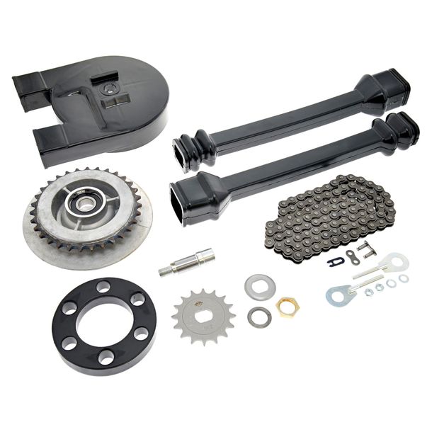 Simson chain set with small parts - scooter SR50, SR80 - driver Z=31, roller chain 94 links, drive sprocket Z=16