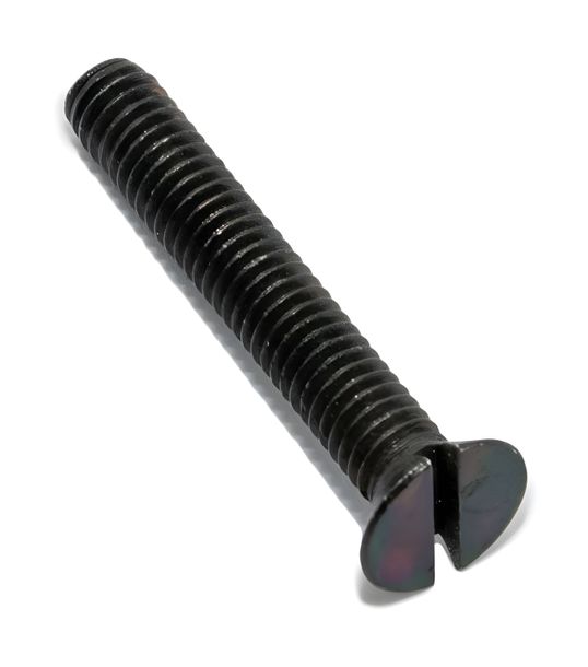 Senkschraube M4x25-5.8-A4R (DIN 963) - schwarz verzinkt