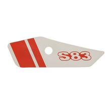 Klebefolie f. Seitendeckel, li., 009,015,026, S83B