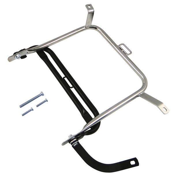 Simson side rack left - S50, S51, S70 - chrome+black