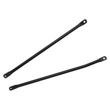 Simson 2x framestoren, enduroveerpoten rechts en links - zwart geprimed - voor S51E, S70E