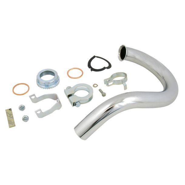 Collettore Simson SET con attacchi per Enduro S51E, S70E