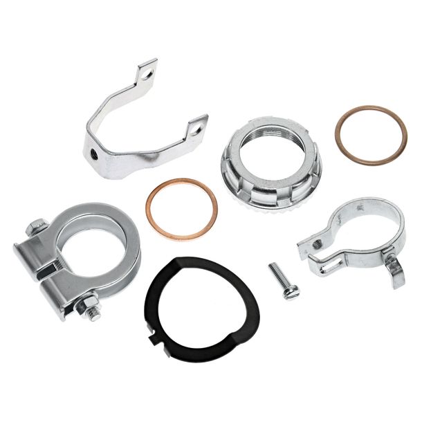 Simson SET Anbauteile für Krümmer mit Sicherungsschelle - für Enduro S51E, S70E