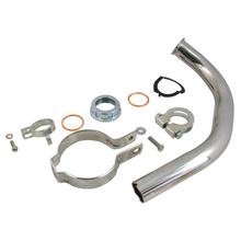 SET Krümmer KR51 / 2 komplett mit Befestigungsschelle für Auspuff