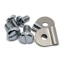 Vis décoratives 2x M6/M8+colliers de tuyauterie - chromés - KR51