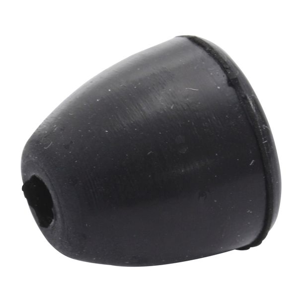 protective cap for cable hoists - e.g. on carburettor+brake shield