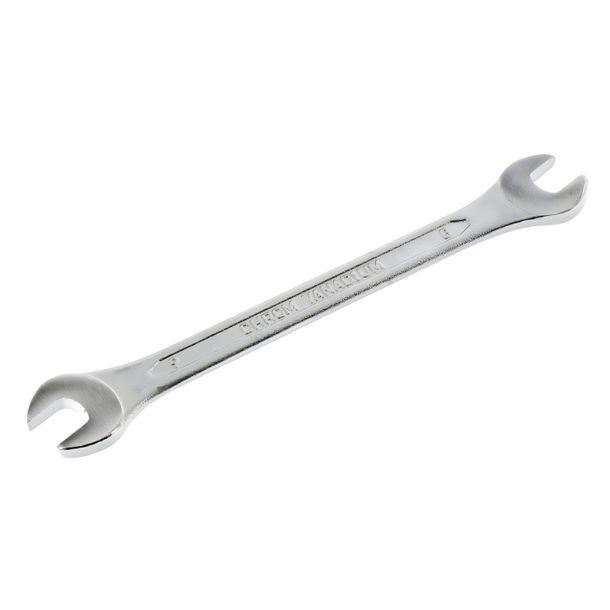 Chiave doppia aperta SW 8x9 - acciaio cromato, cromato - vanadio