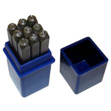 SET números de impacto - altura de dígitos: 5,0 mm - caracteres según DIN 1451