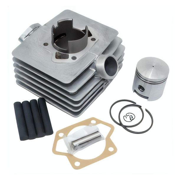 Kit cilindro S80 con pistone diametro 48,00 mm camicia a 2 canali diametro 53,00 mm per Simson S70, S83, SR80