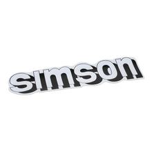Klebefolie / Aufkleber / Schriftzug "SIMSON" schwarz / weiß für den Tank