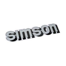Gel sticker - SIMSON silver / black von MZA