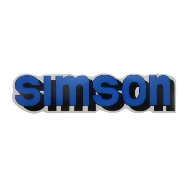 Klebefolie "SIMSON"-Tank, blau