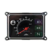 Simson Gerätekombination - Tacho - Kombiinstrument - komplett mit 6V-Beleuchtung, Skale schwarz - 100 km / h - SR50, SR80