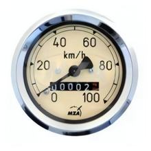 Snelheidsmeter AS 60 mm - 100 km/u - k-waarde = 1,0 met verlichting, beugel + plastic moer