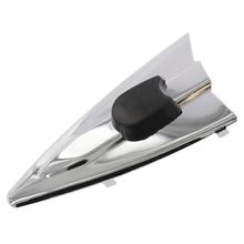 Abdeckkappe für Zündlichtschalter, spitze Form - Aluminium chromeffekt
