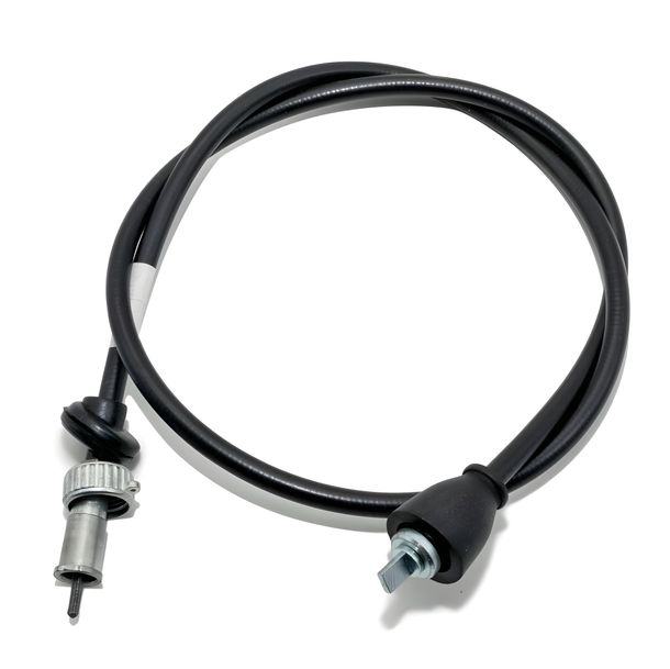 Speedometer cable A/E 1010mm, black - fits AWO tours/sport with rubber grommet +rubber protection