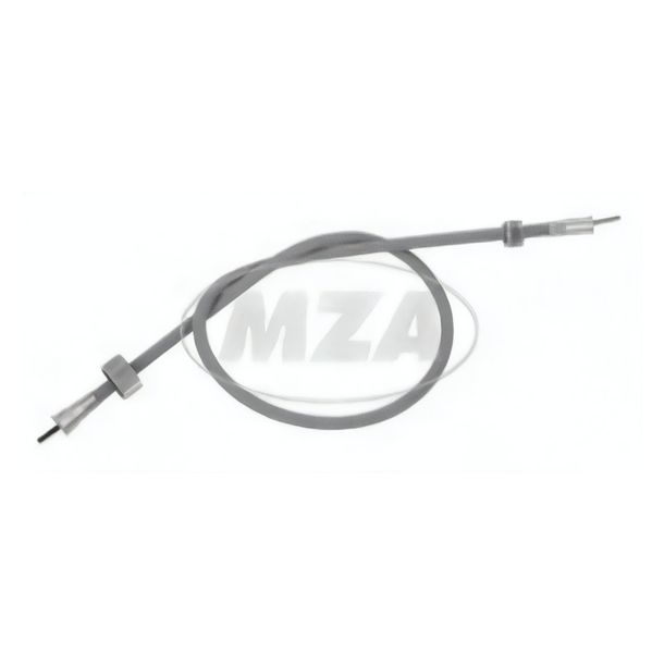 Cavo contachilometri KR50, vecchia versione - dado a risvolto 1x M10x1 e 1x M16x1.5 - 580 mm, grigio