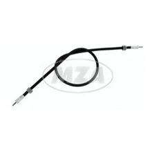 Tachowelle KR50, neue Ausführung - Überwurfmutter 2x M10x1 - schwarz, 580 mm