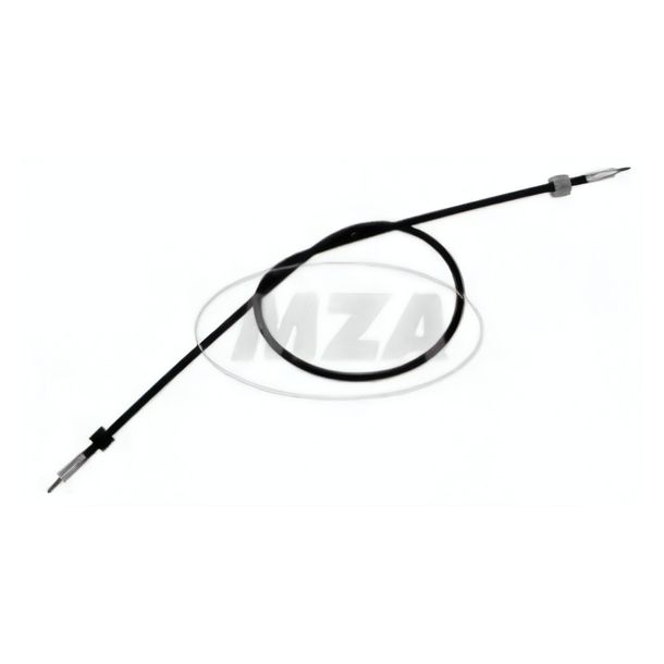 Simson speedometer cable 835mm, black - M11x1+M10x1 - only for Facomsa - speedometer by Sperber MS50