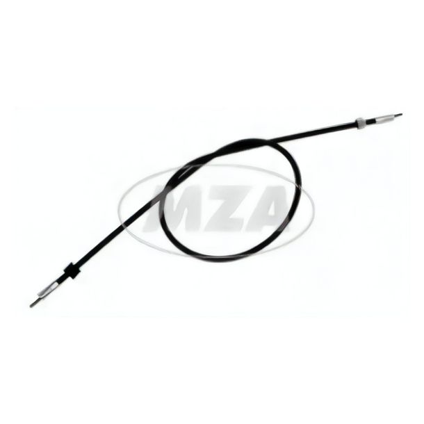 Speedometer cable 810mm, black - Plast/ Alu M10 - especially for the hub tachodrive
