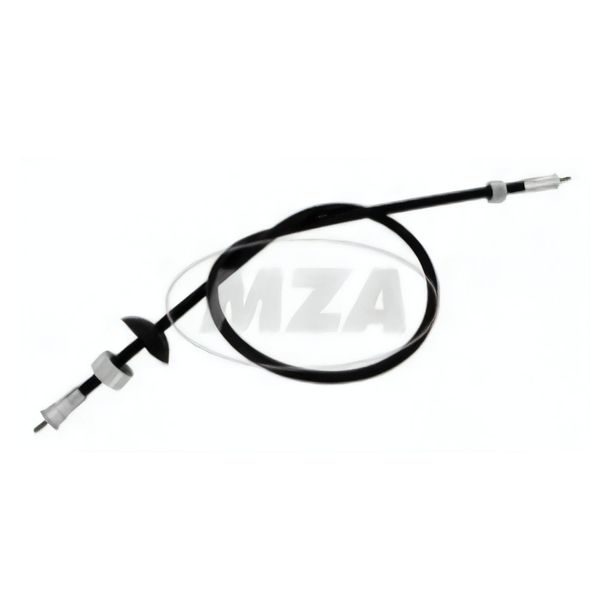Cavo tachimetro Simson per SR2, vecchia versione - 1x M10x1 e 1x M16x1.5 - 750mm, nero