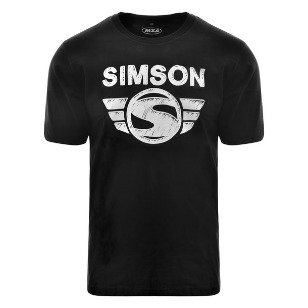 T-Shirt, Farbe: schwarz, Größe: XL - Motiv: SIMSON - 100% Baumwolle