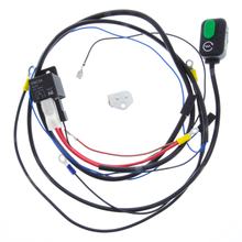 Simson SET Kabelbaum - Anlasserkabel mit Taster, Starterknopf und 12V-Schaltrelais + Schaltplan - S51, S70, S53, S83
