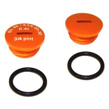 Set vite di tenuta Simson - alluminio arancione con O-ring S51, S53, S70, SR50, SR80, KR51/2