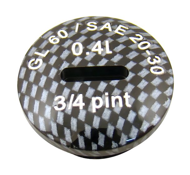 Verschlußschraube Öleinfüllöffnung - Alu, carbonlook - M500-M700