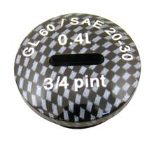 Tappo tappo serbatoio olio - alluminio, carbon look - M500-M700