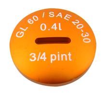 Verschlußschraube Öleinfüllöffnung - Alu, orange - M500-M700