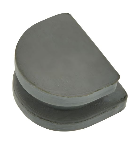 Rubber fastener for cable entry, grey, without hole - on alternator lid