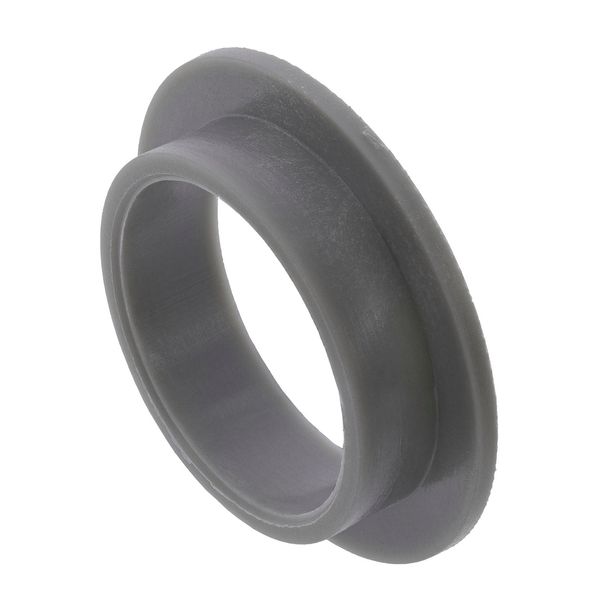 Separador (plástico, gris) - anillo guía para empuñadura giratoria del acelerador - para manillar de 22 mm de diámetro, con espejo derecho - KR51, serie bird, adecuado para MZ