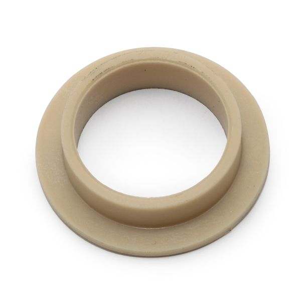 Distanzstück (Kunststoff, beige) - Führungsring f. Gasdrehgriff - für Lenker ø 22 mm, mit Spiegel rechts - KR51, Vogelserie, passend für MZ