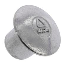 Aluminium end mushroom for hard grip, handlebar left - suitable for AWO and motorcycle