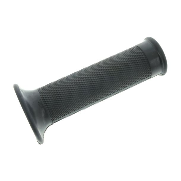 Impugnatura in gomma con profilo zigrinato per manopola dell'acceleratore, nera - senza foro per il montaggio degli indicatori - Ø interno 26 mm, lunghezza 120 mm