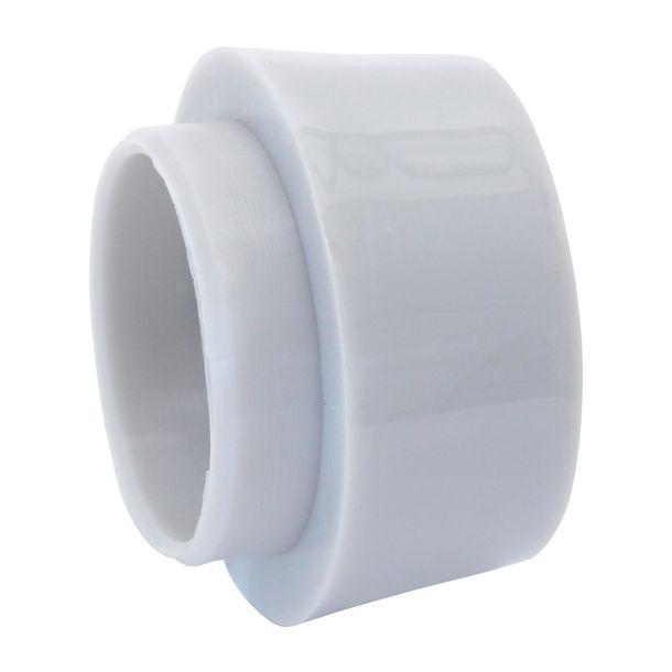 Distanziale (plastica, grigio chiaro) - anello guida per manopola acceleratore - KR51, serie bird, adatto per MZ