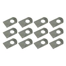 MZ Set = 12x Sicherungsblech (Ölleitblech u. Druckflansch - Kupplung) - für ETZ, TS, ES, ETS