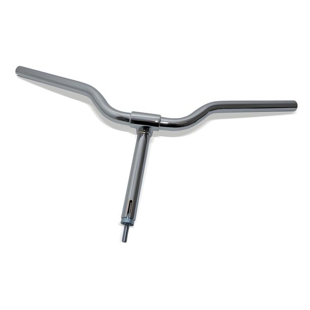 Tube de guidon chromé avec pince et coin pour Simson SR1, SR2, SR2E, KR50