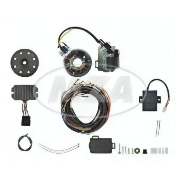 Sistema di accensione a magnete completo di cablaggio - adatto per tour AWO425 12V 150W