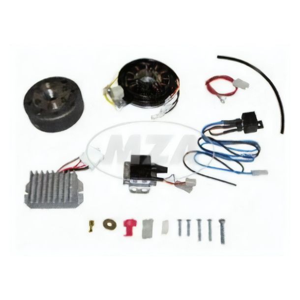 MZ light magnetic ignition system 12V 150W with integrated fully electronic ignition for TS250, 4 gang+TS250 /1, 5-speed