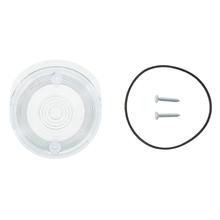 Set Lichtaustritt vorne, Blinkerkappe Ø80 mm, weiß, inkl. Gummidichtring + Schrauben